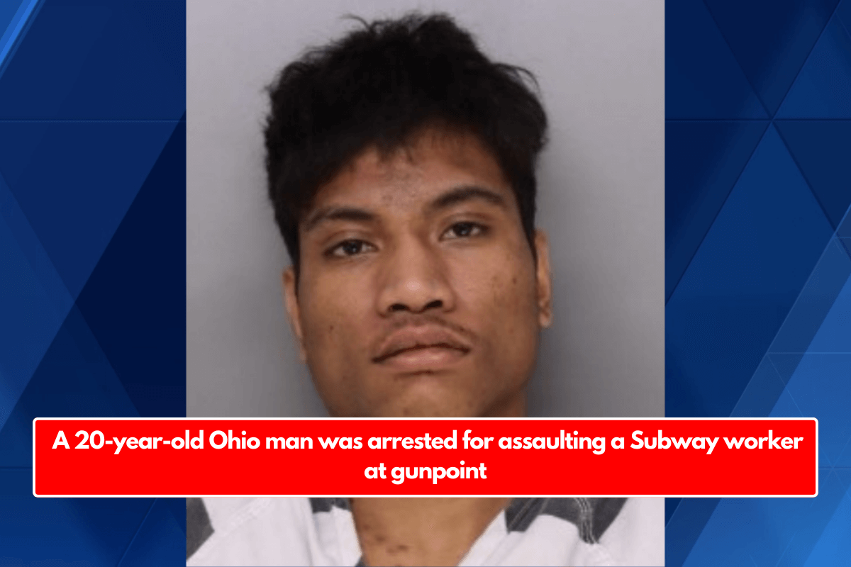 A 20-year-old Ohio man was arrested for assaulting a Subway worker at gunpoint