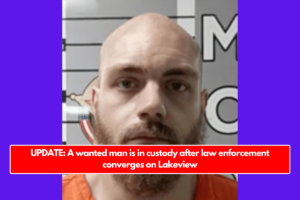 UPDATE: A wanted man is in custody after law enforcement converges on Lakeview