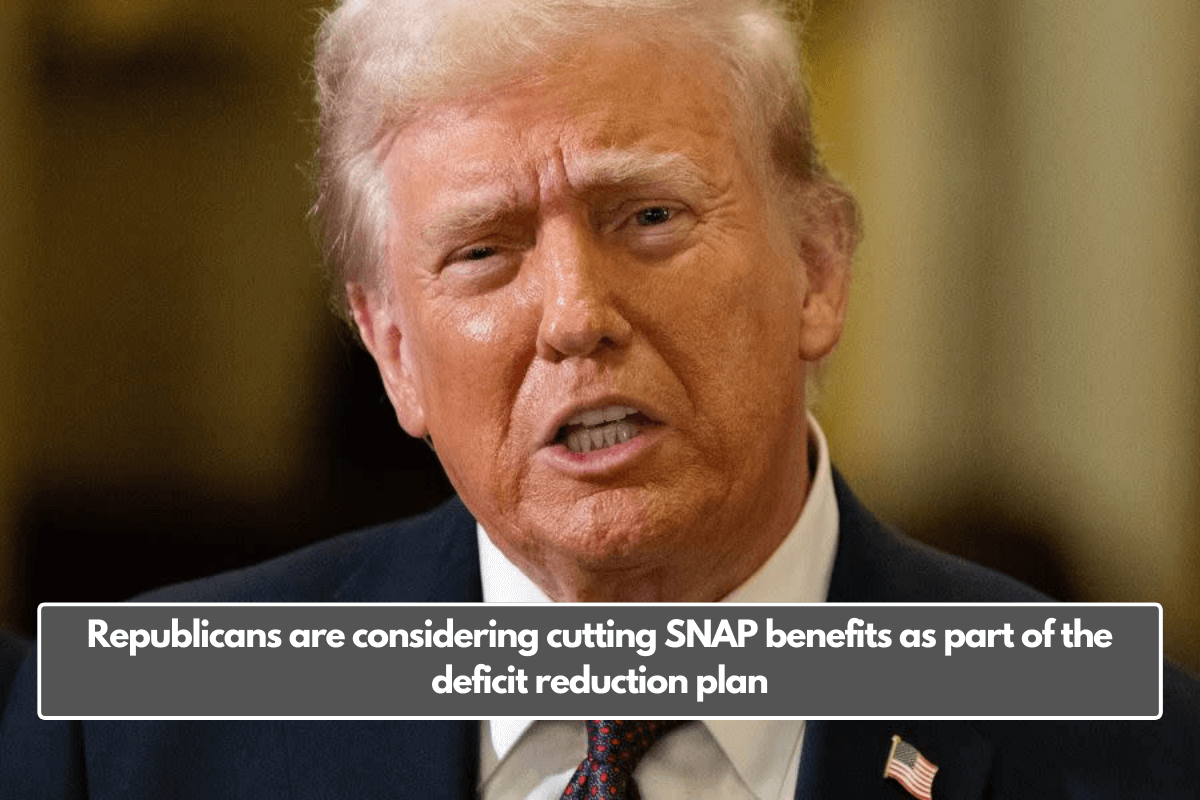 Republicans are considering cutting SNAP benefits as part of the deficit reduction plan