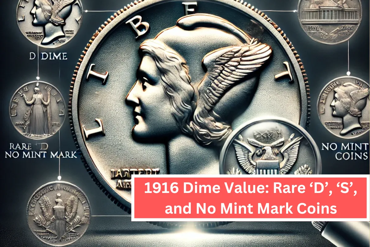 1916 Dime Value: Rare ‘D’, ‘S’, and No Mint Mark Coins