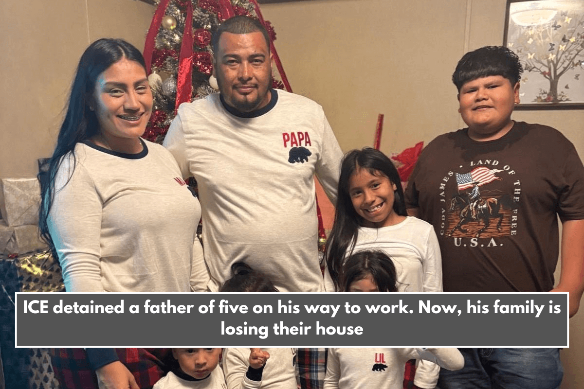 ICE detained a father of five on his way to work. Now, his family is losing their house