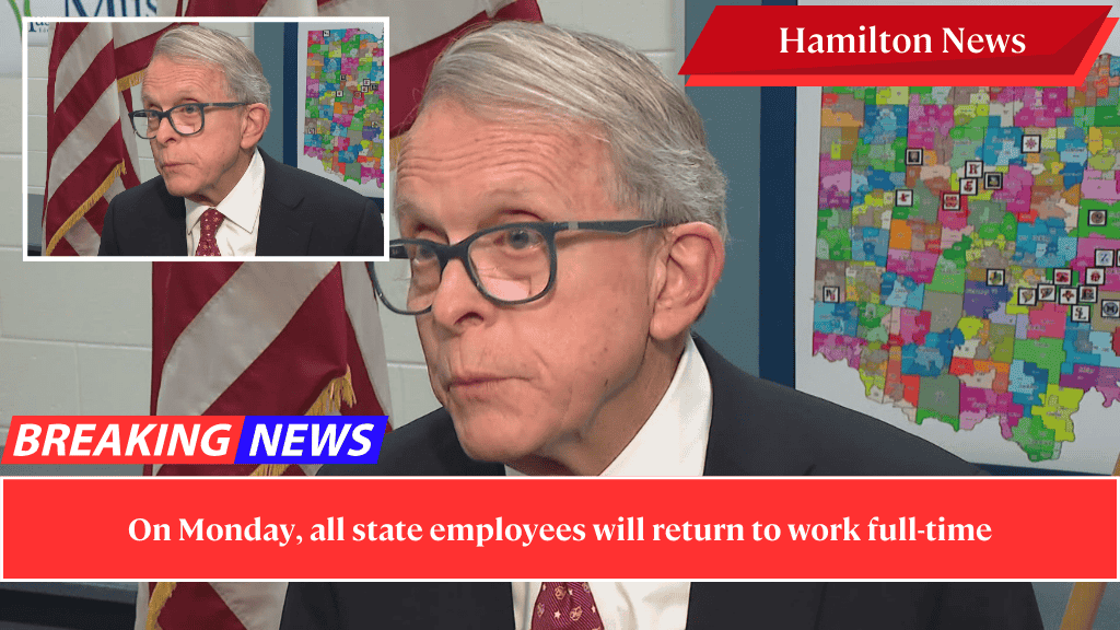 On Monday, all state employees will return to work full-time