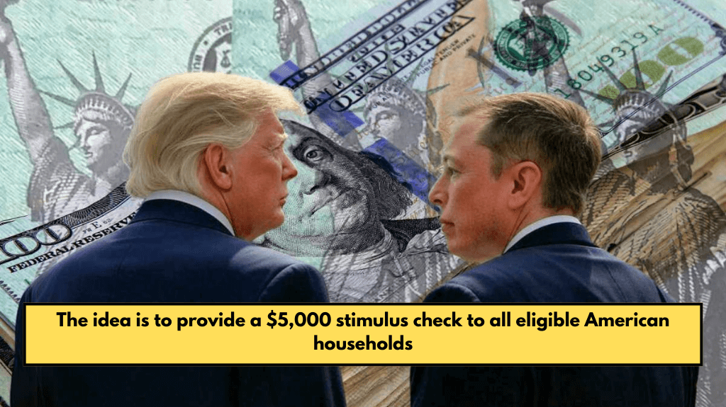 The idea is to provide a $5,000 stimulus check to all eligible American households